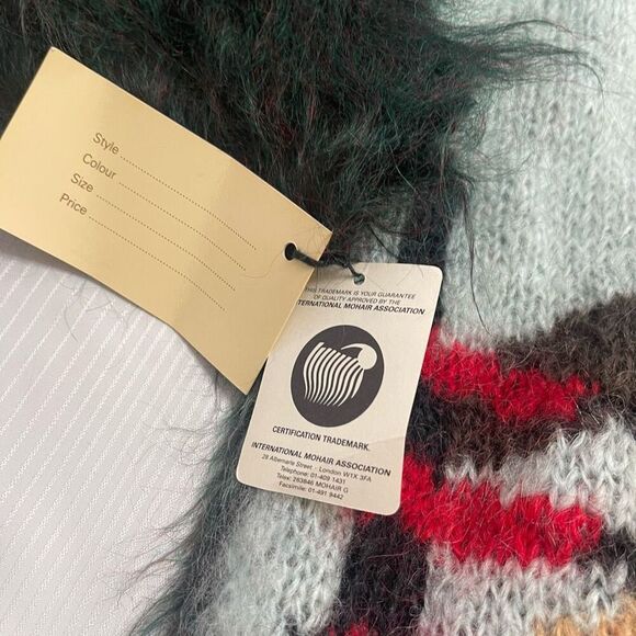 Ann Arundell Handmade Couture VTG NOS Mohair Horse Kentucky Derby Sweater - Picture 5 of 10